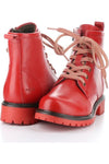 Bos & Co Waterproof Ankle Boot - Style Carinas, pair, red fire