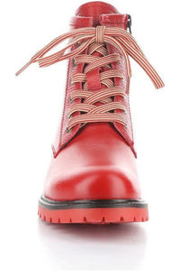 Bos & Co Waterproof Ankle Boot - Style Carinas, front, red fire