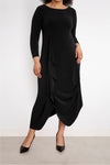 Sympli Drama Dress - Style 2864-2, front, black