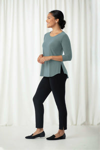 Sympli Go To Classic Relax 3/4 Sleeve T - Style 22110R-2, side2, cactus