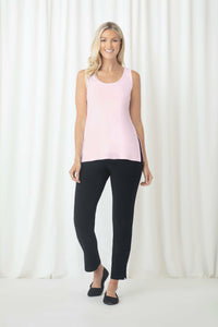 Sympli Go To Tank Top - Style 21120R, front, lotus