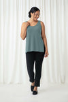 Sympli Go To Tank Top - Style 21120R, front, cactus