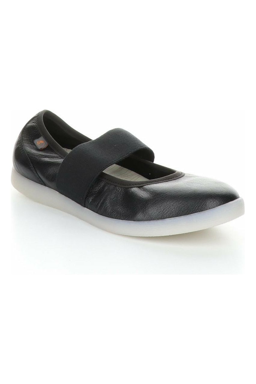 Softinos by Fly London Flat Slip-On Shoe - Style Lynn, front outside angle