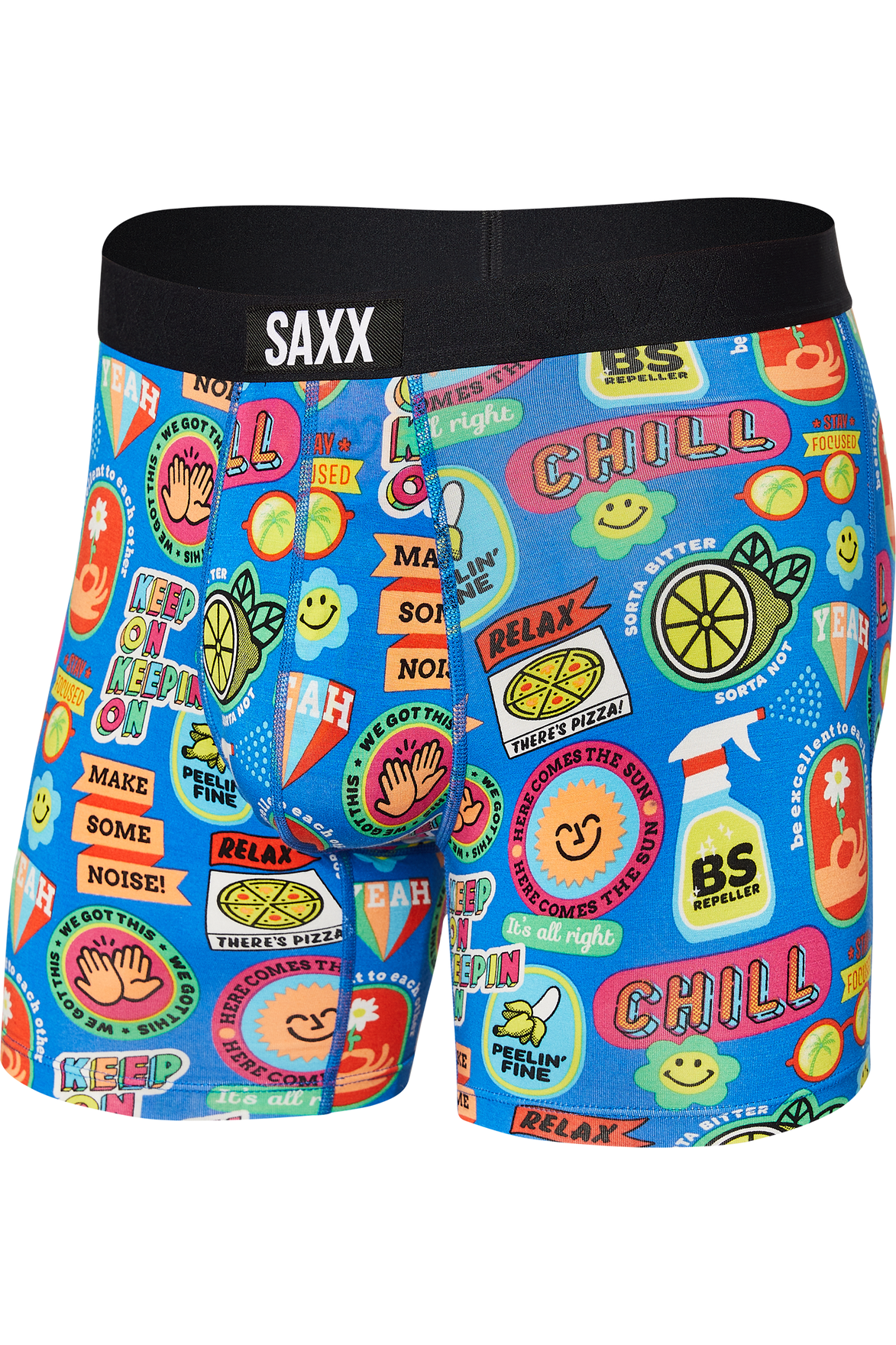 SAXX Ultra Boxer Brief Underwear Poppin' Blue - Freeride Boardshop