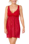 Arianne Natasha Chemise - Style 8240, front, red