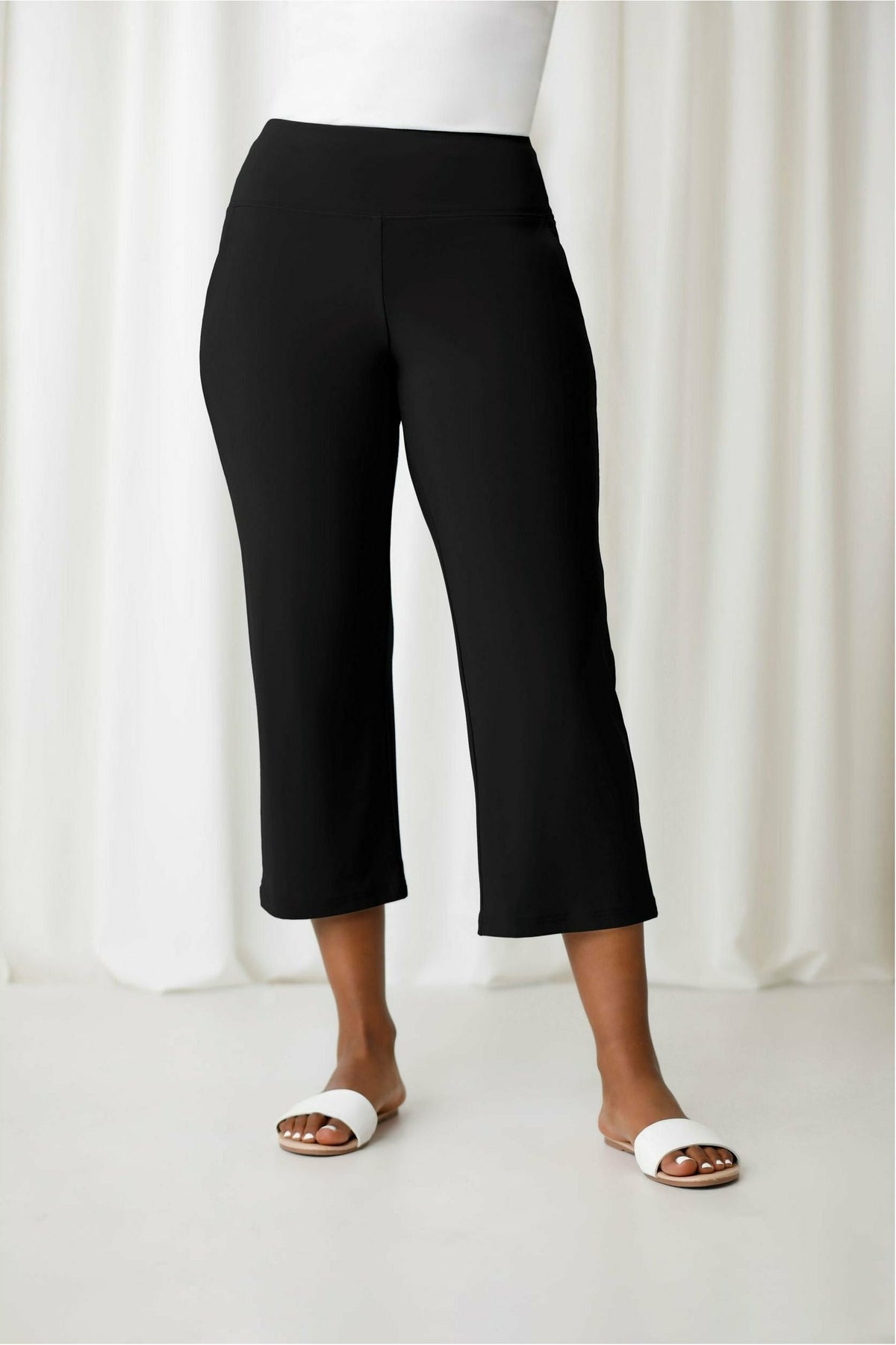 Sympli Straight Leg Crop Pant - Style 27226, front