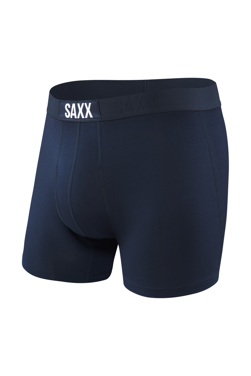 Saxx Vibe Modern Fit Boxer - Style SXBM35, Navy, front