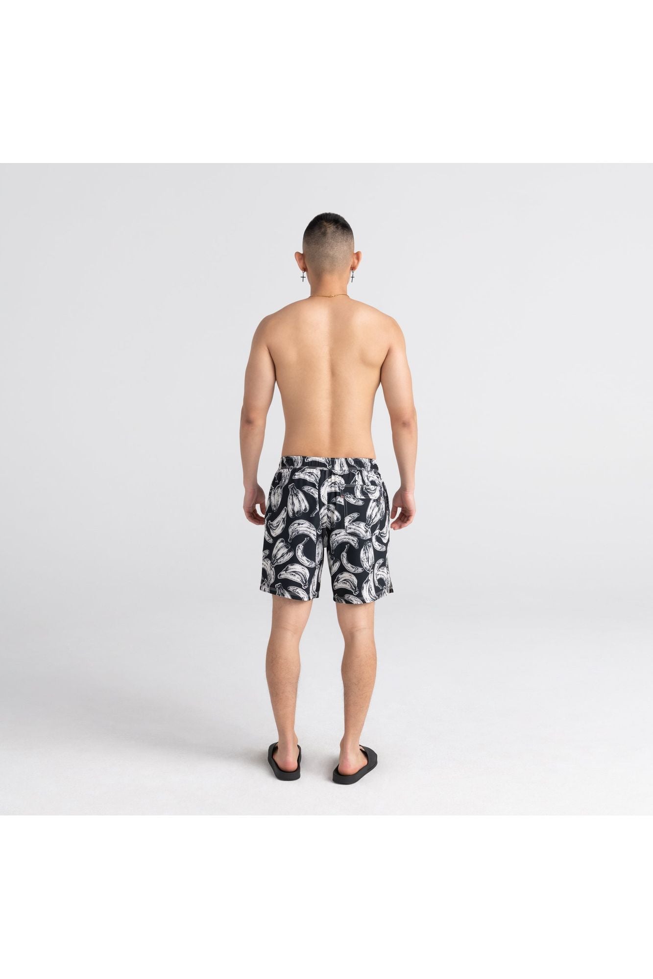 Saxx Oh Buoy 2N1 Men's Swim Shorts - Style SXSW04L-BNB, back, model