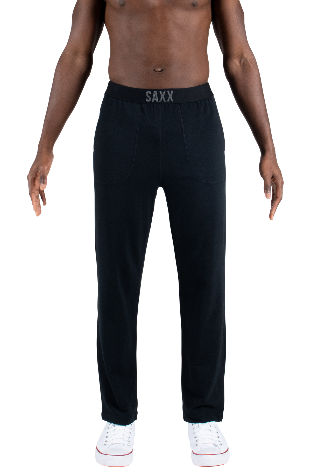 Saxx 3Six Five Lounge Pant - Style SXLP37B-BLK, front